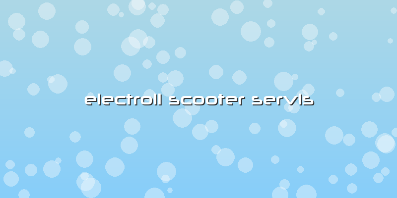 Electroll Scooter Servis