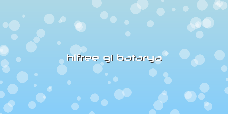 Hifree G1 Batarya